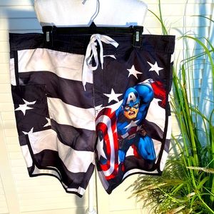 Men’s Marvel swim trunks